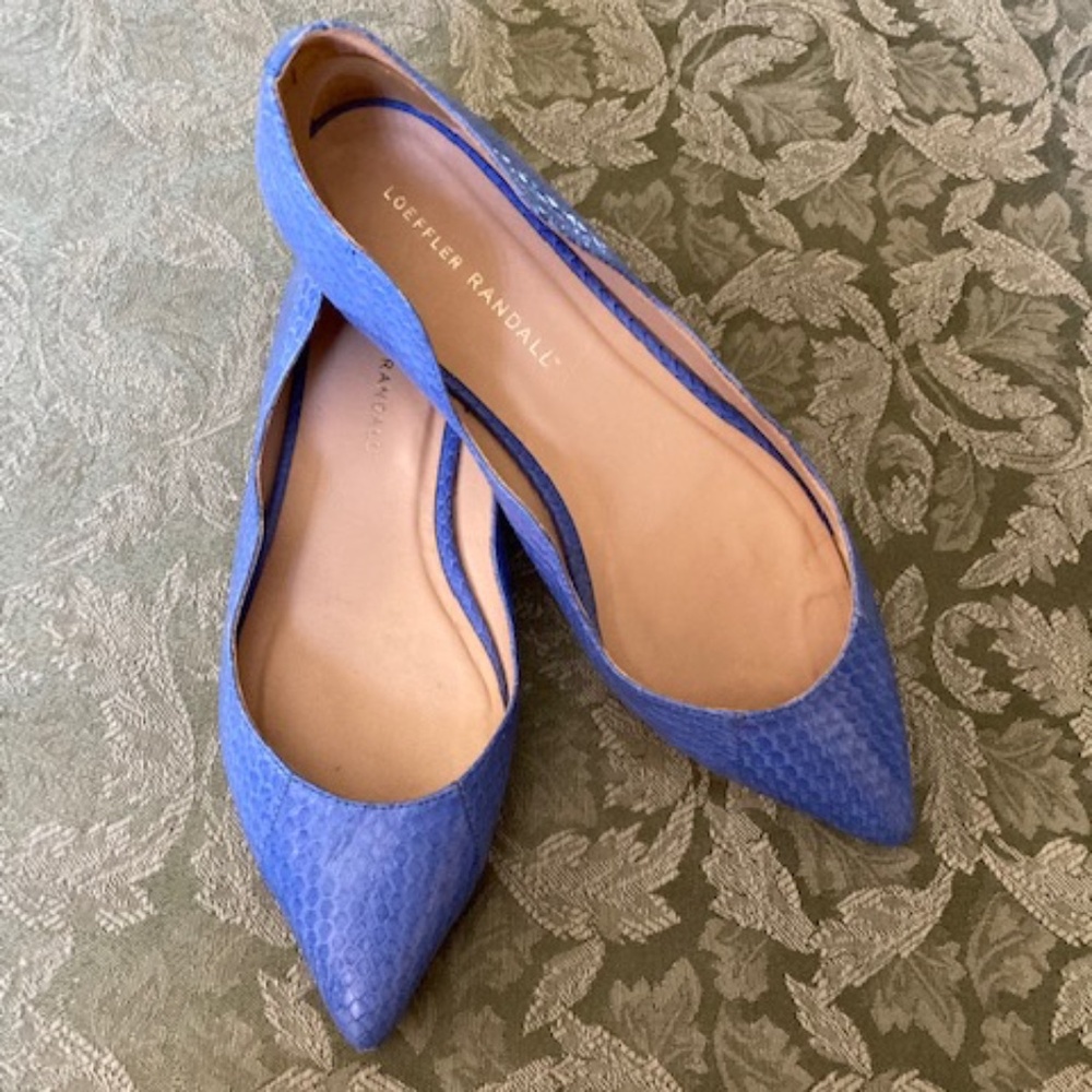 Loeffler Randal Leather Flats - Picture 2 of 9